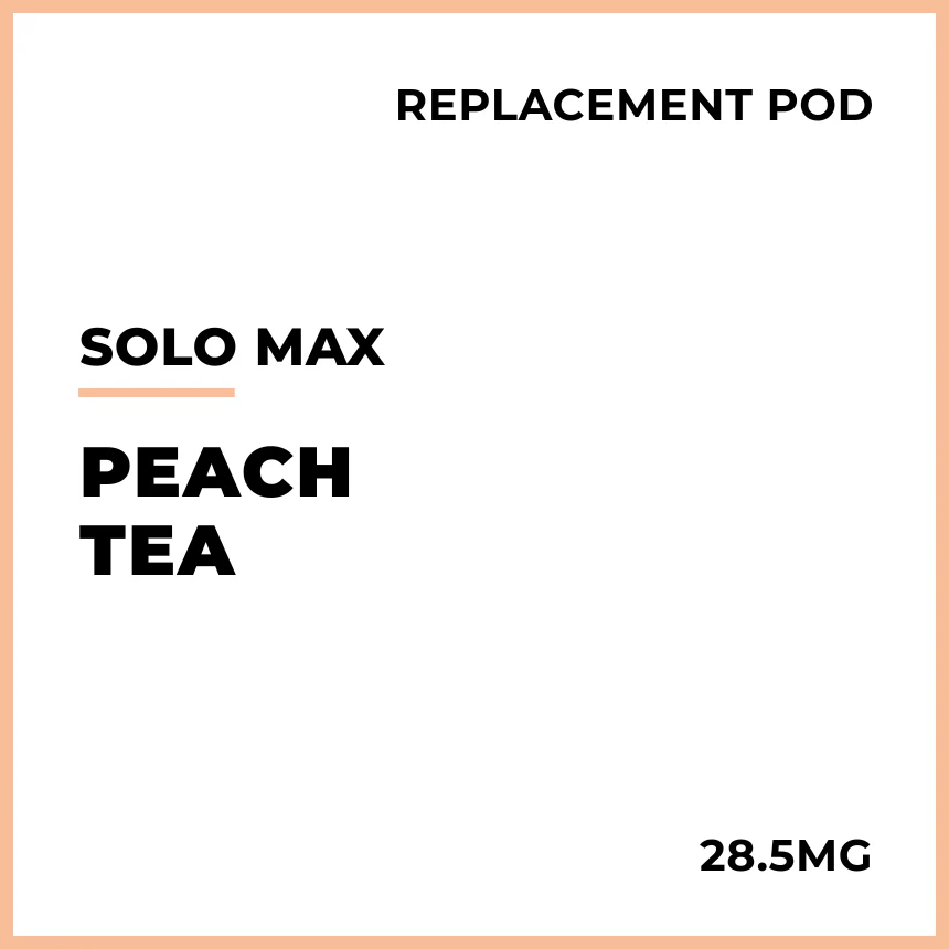 solo MAX 14000 Replacement Pod - Peach Tea