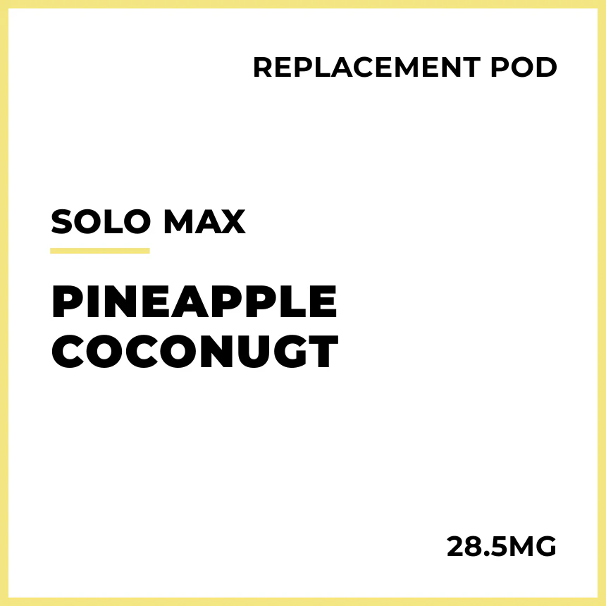 solo MAX 14000 Replacement Pod - Pineapple Coconut