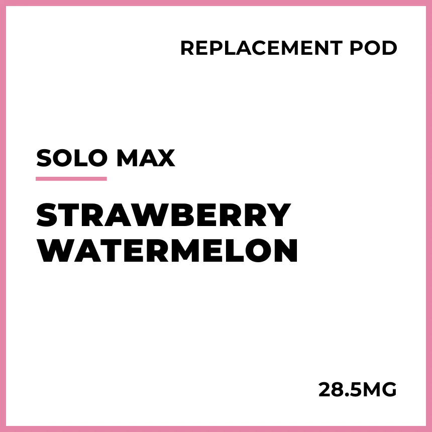 solo MAX 14000 Replacement Pod - Strawberry Watermelon