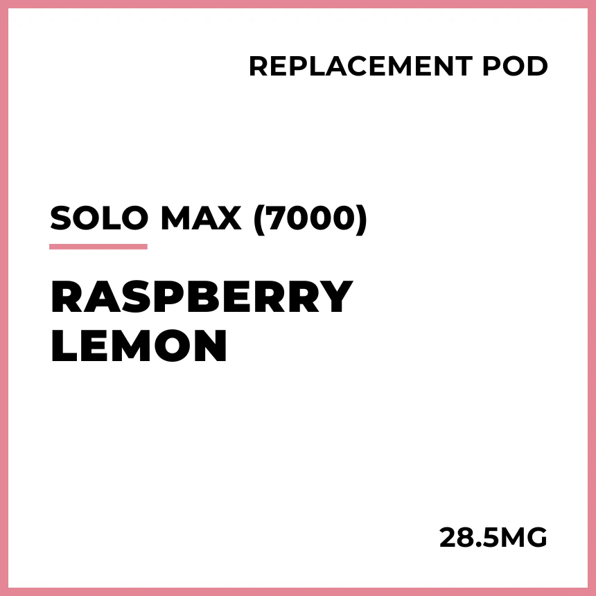 solo MAX 7000 Pre-filled Replacement Pod - Image 12