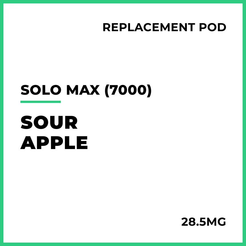 solo MAX 7000 Pre-filled Replacement Pod - Image 13