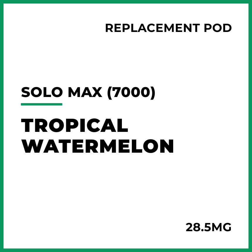 solo MAX 7000 Pre-filled Replacement Pod - Image 18