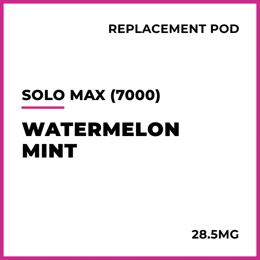 solo MAX 7000 Pre-filled Replacement Pod - Image 19