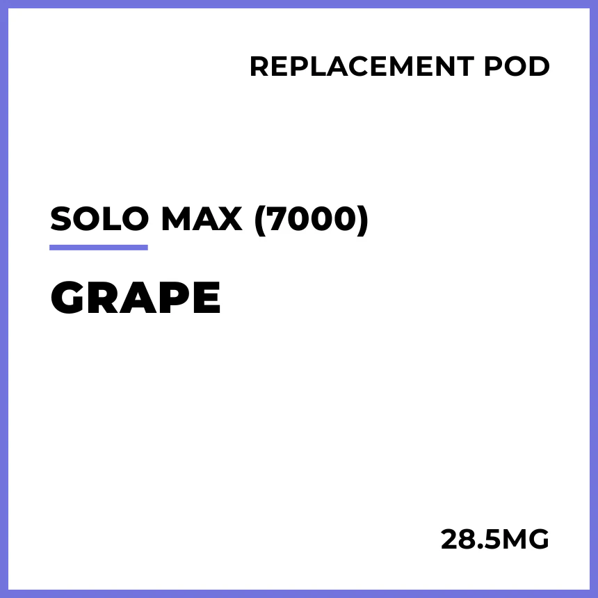 solo MAX 7000 Pre-filled Replacement Pod - Image 4