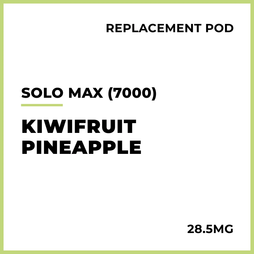 solo MAX 7000 Pre-filled Replacement Pod - Image 6