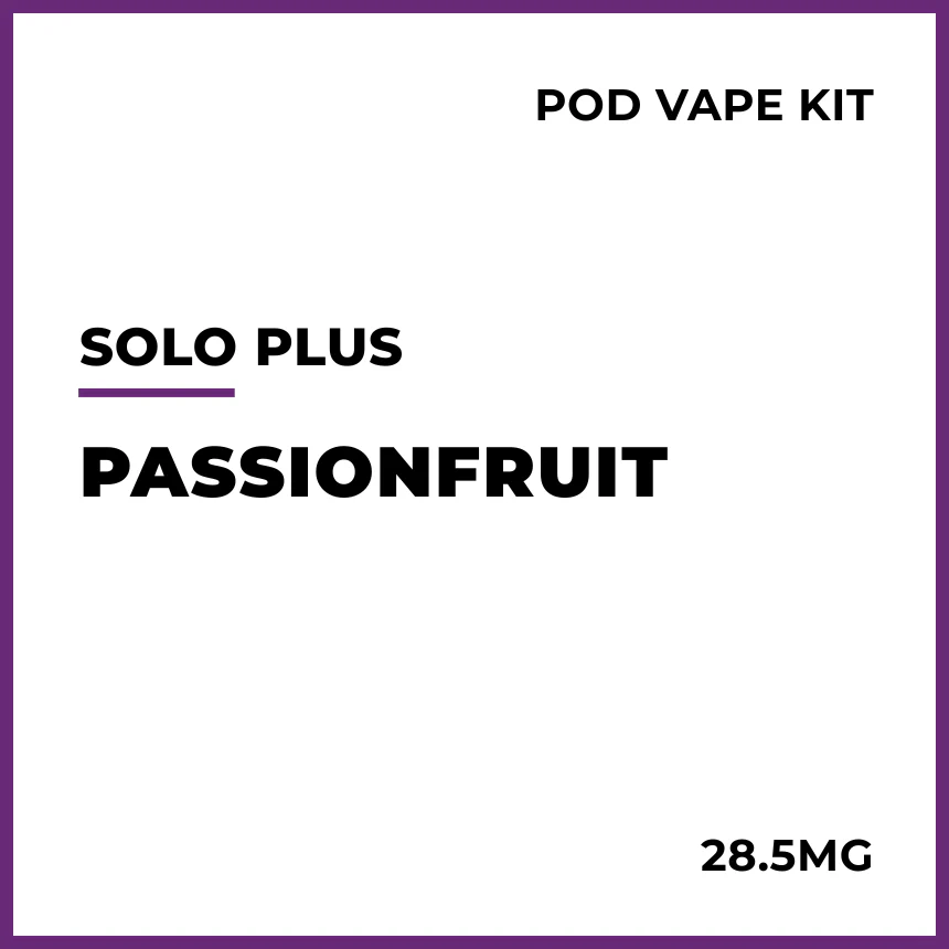 solo Plus Pod Vape Kit - Passionfruit