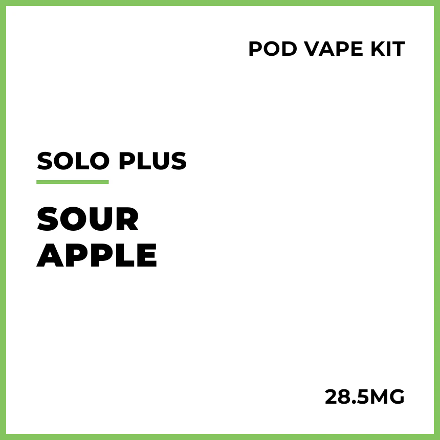 solo Plus Pod Vape Kit - Sour Apple