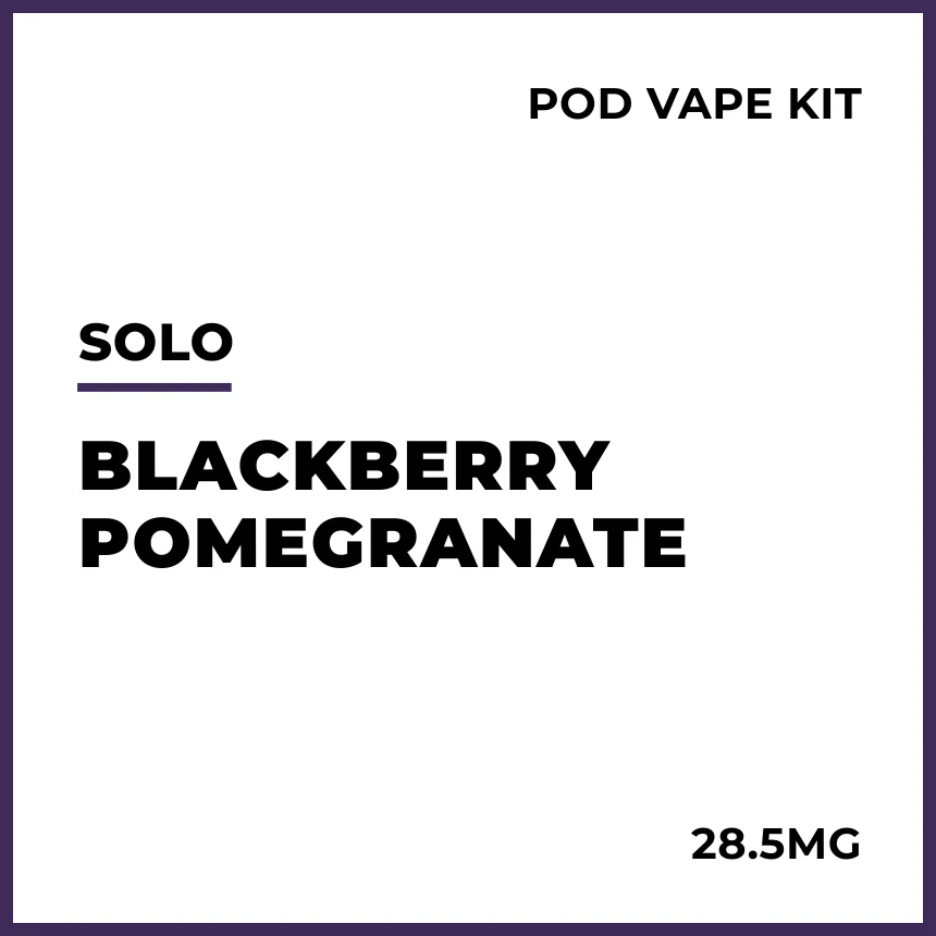 solo Pod Vape Kit - Blackberry Pomegranate