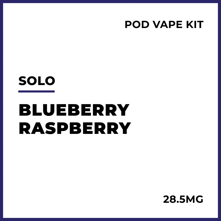 solo Pod Vape Kit - Blueberry Raspberry