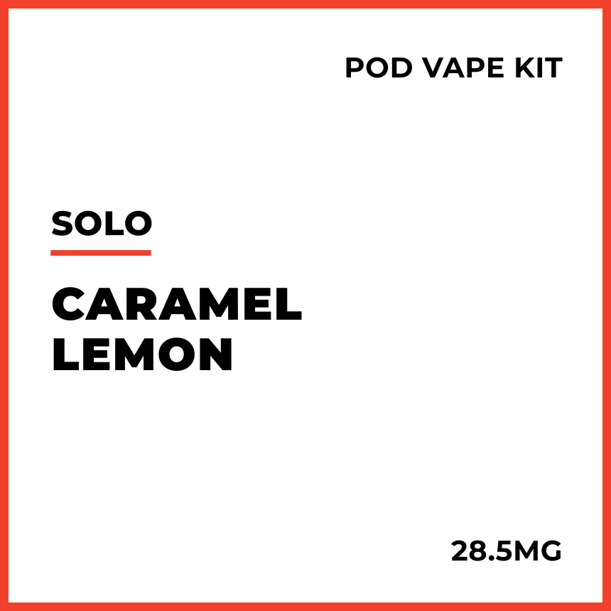 solo Pod Vape Kit - Carmel Lemon