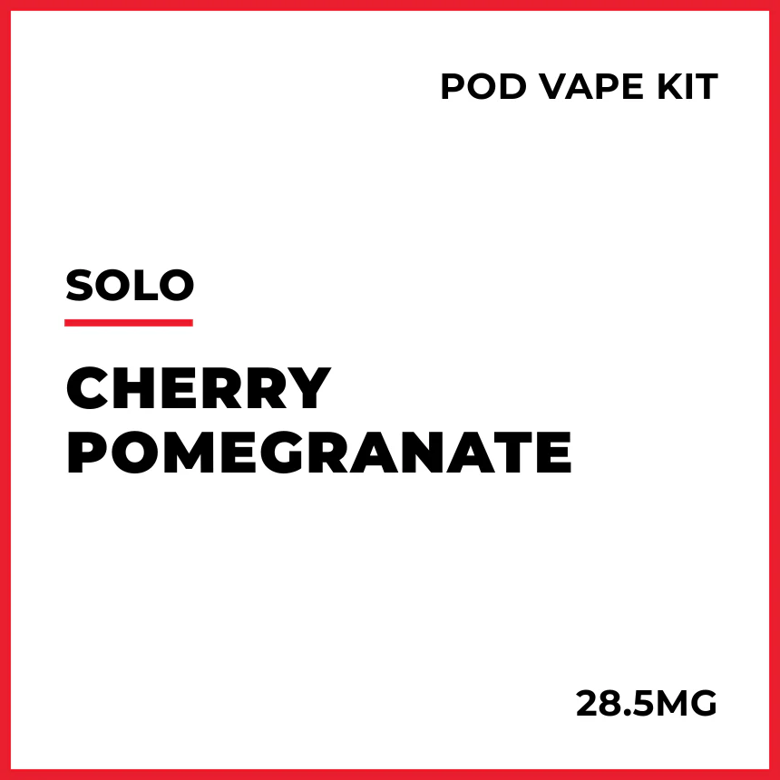 solo Pod Vape Kit - Cherry Pomegranate