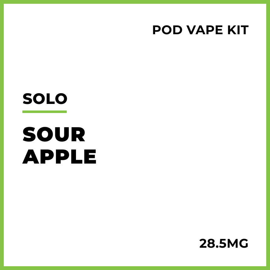 solo Pod Vape Kit - Sour Apple