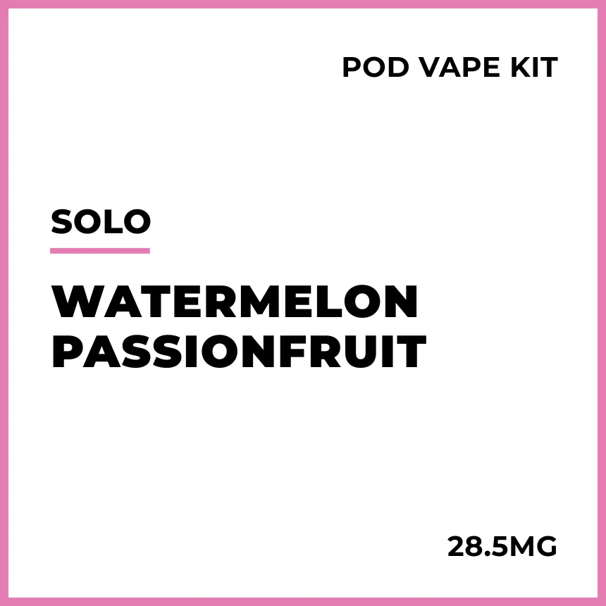 solo Pod Vape Kit - Watermelon Passionfruit