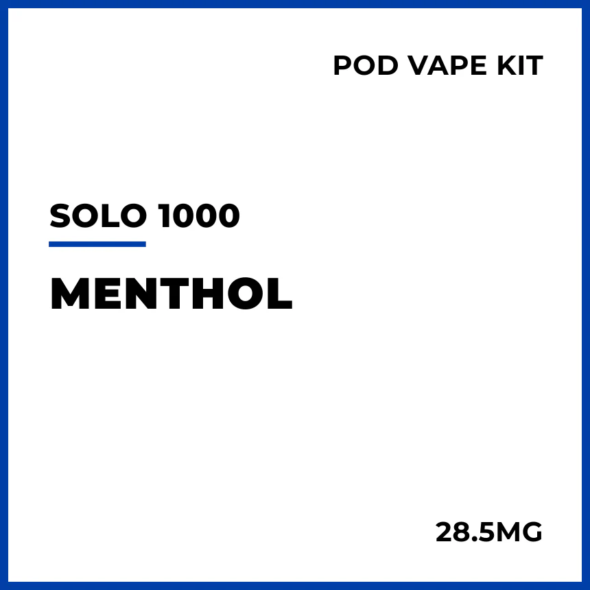 solo 1000 Pod Vape Kit - Image 3