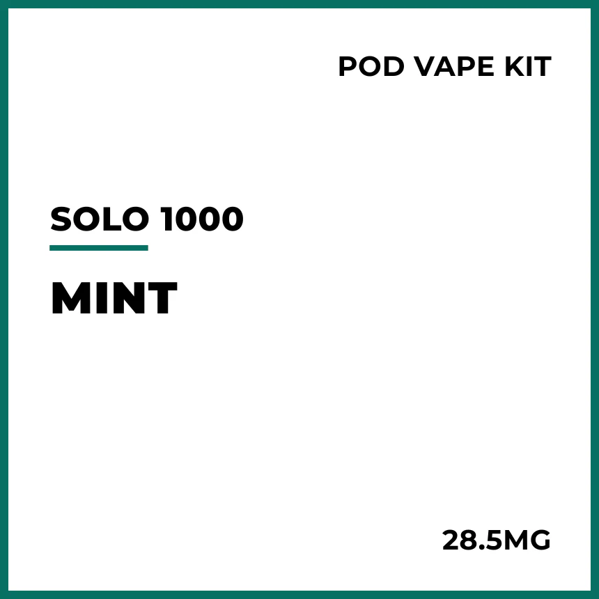solo 1000 Pod Vape Kit - Image 4