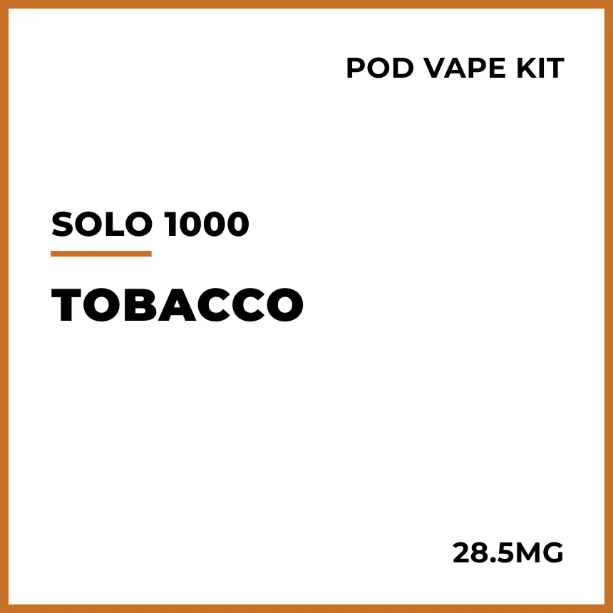 solo 1000 Pod Vape Kit - Image 8