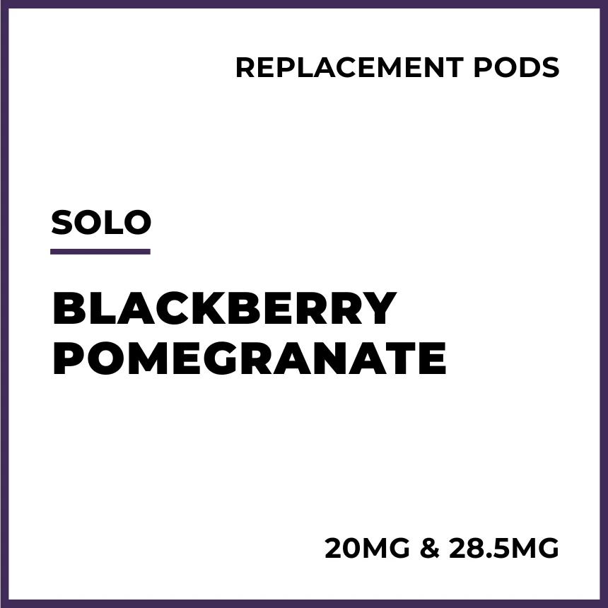 solo Replacement Pods - Blackberry Pomegranate