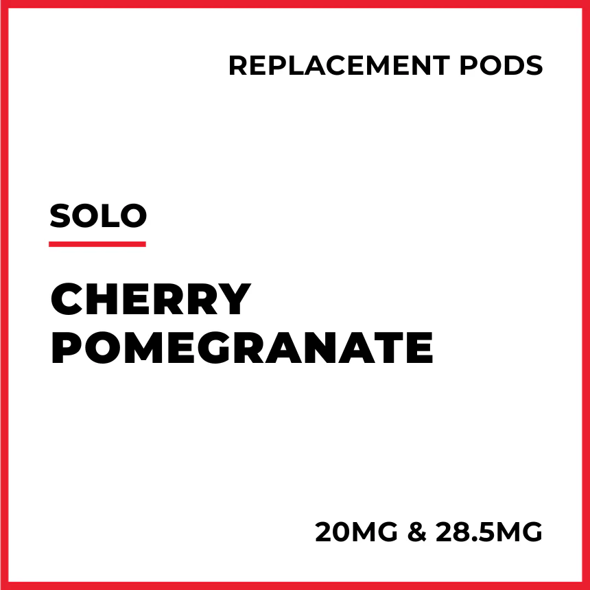 solo Replacement Pods - Cherry Pomegranate