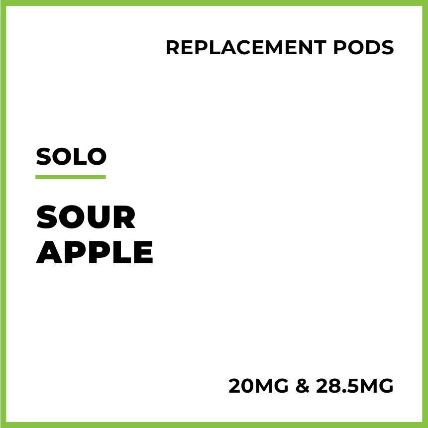 solo Replacement Pods - Sour Apple
