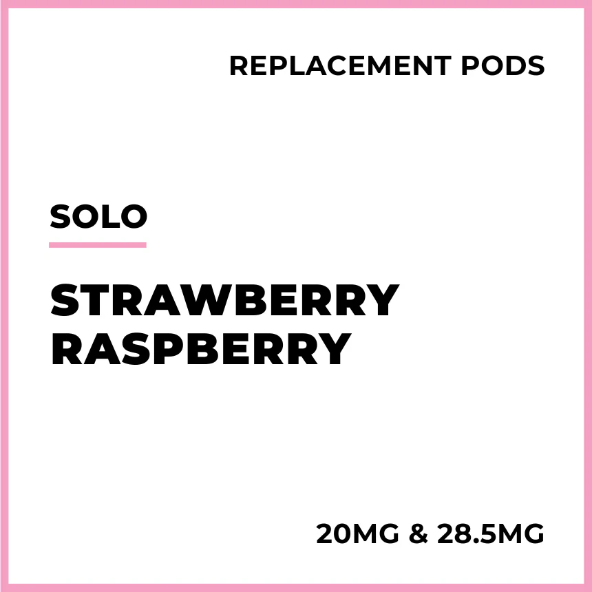 solo Replacement Pods - Strawberry Raspberry