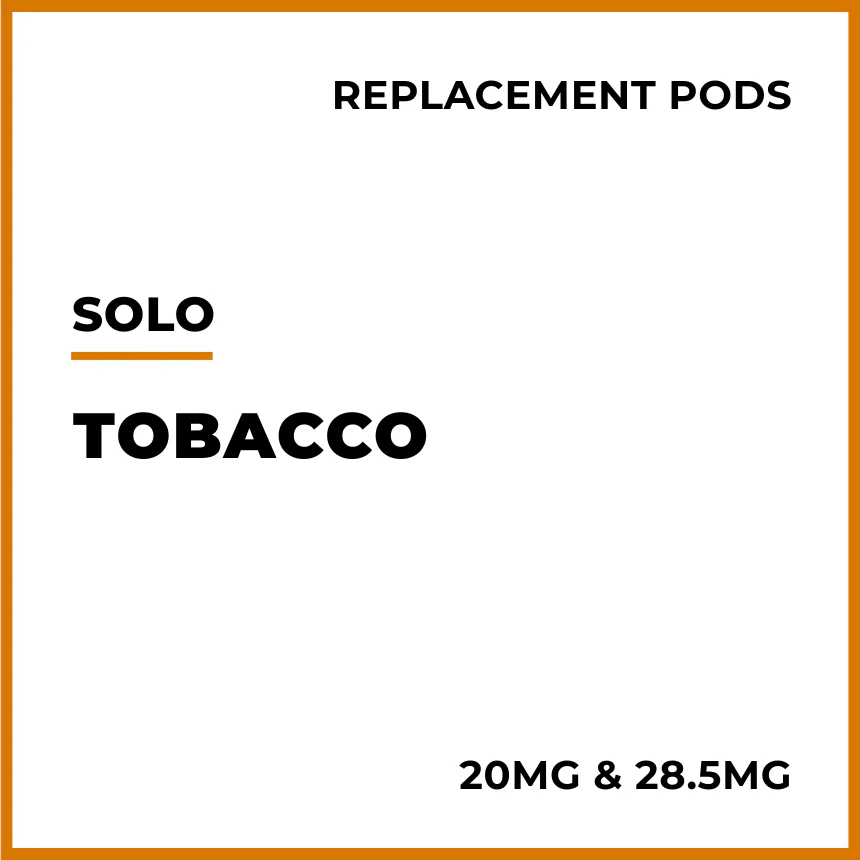 solo Replacement Pods - Tobacco