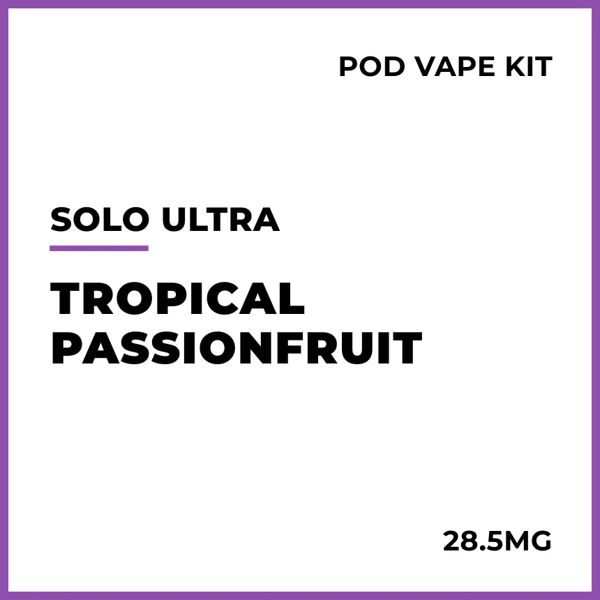 solo Ultra Pod Vape Kit - Tropical Passionfruit
