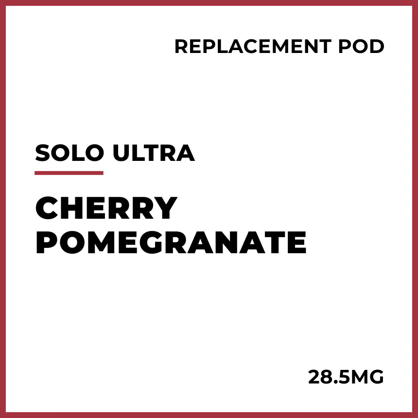 solo Ultra Replacement Pod - Cherry Pomegranate