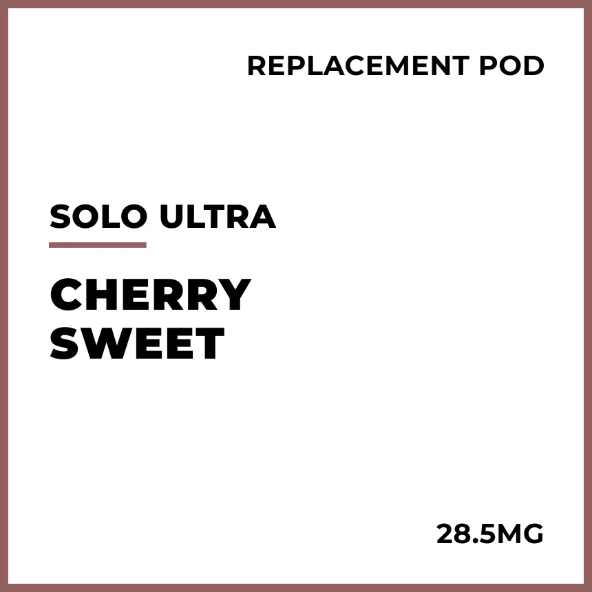 solo Ultra Replacement Pod - Cherry Sweet