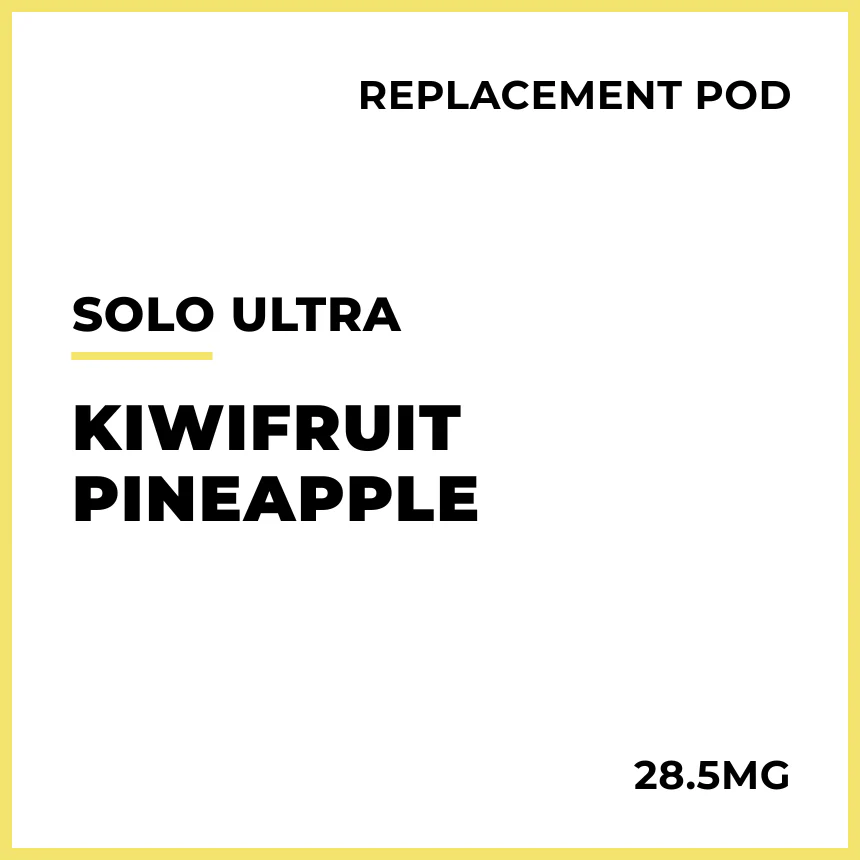 solo Ultra Replacement Pod - Kiwifruit Pineapple