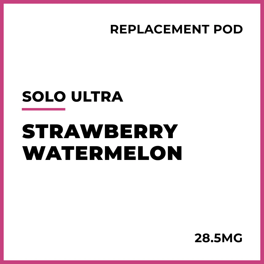 solo Ultra Replacement Pod - Strawberry Watermelon