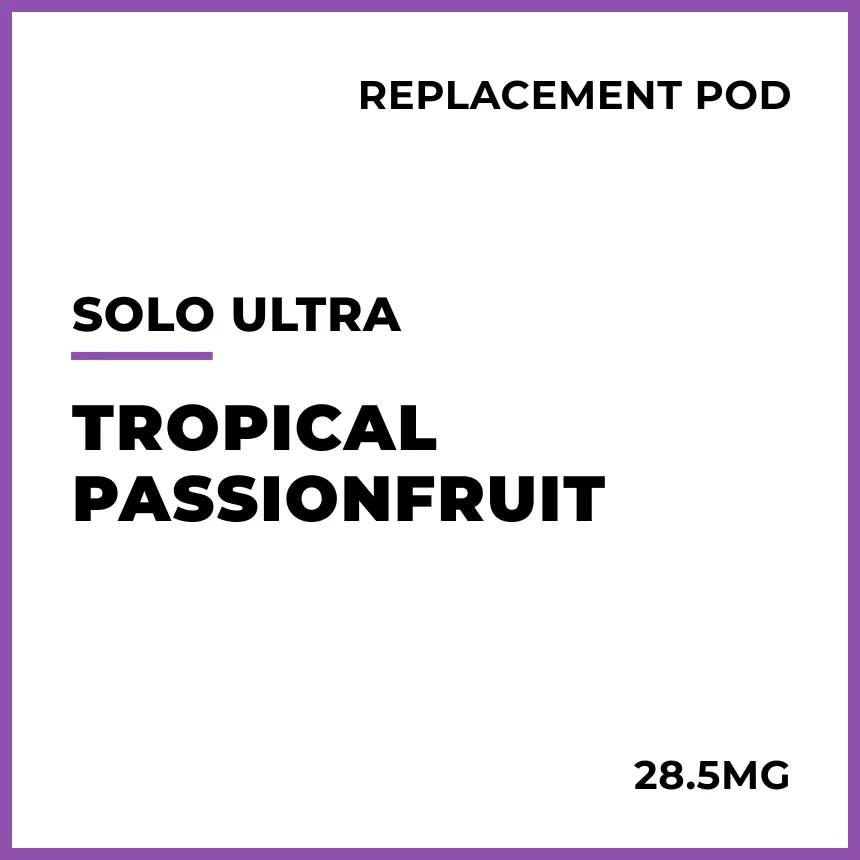 solo Ultra Replacement Pod - Tropical Passionfruit