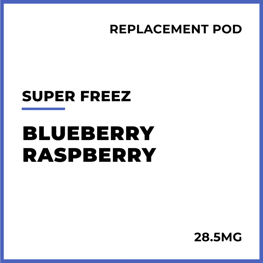 Super Freez Replacement Pod - Blueberry Raspberry