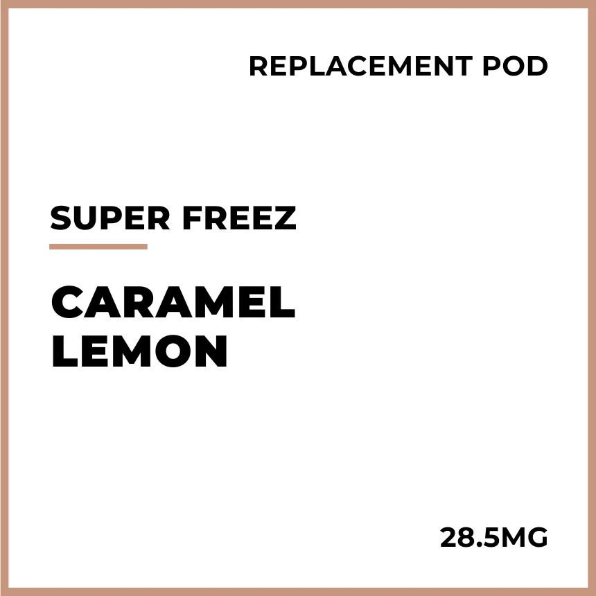 Super Freez Replacement Pod - Caramel Lemon