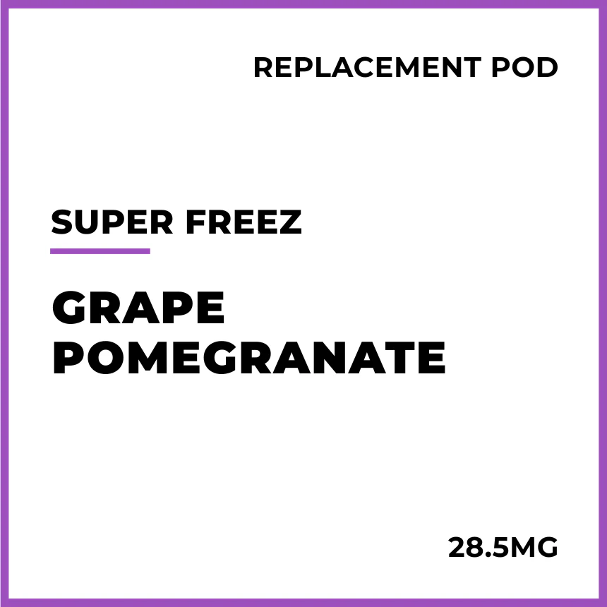 Super Freez Replacement Pod - Grape Pomegranate