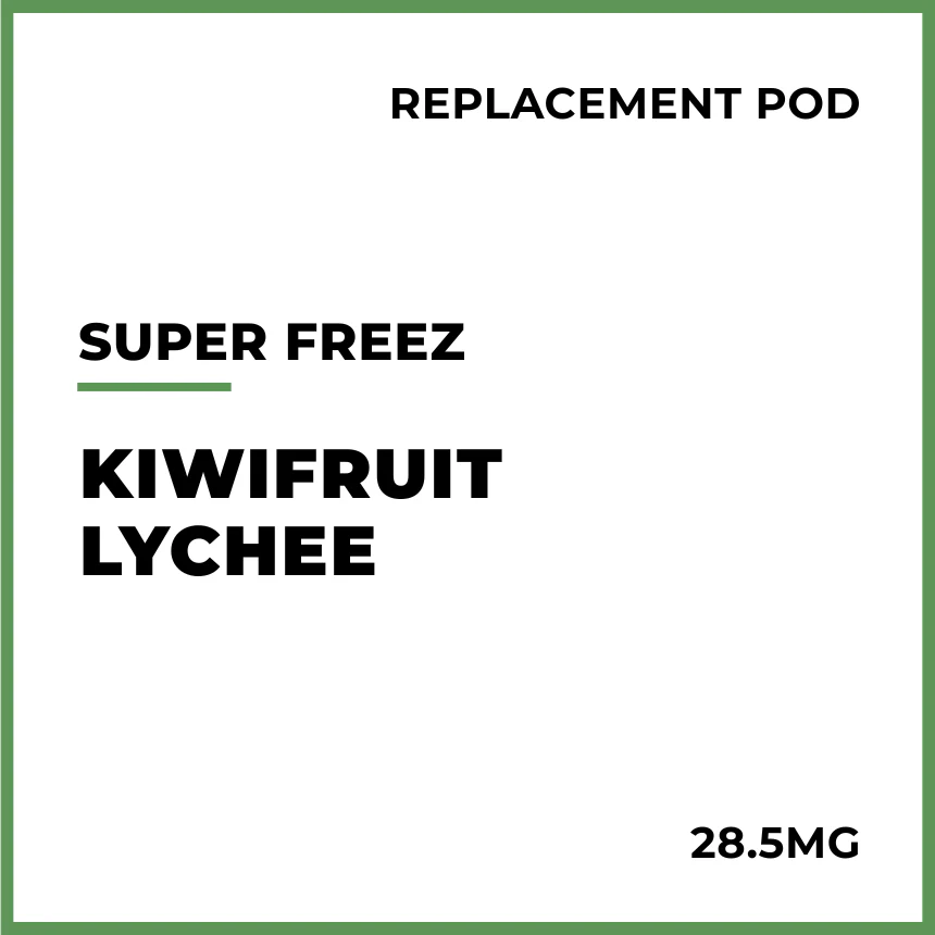 Super Freez Replacement Pod - Kiwifruit Lychee