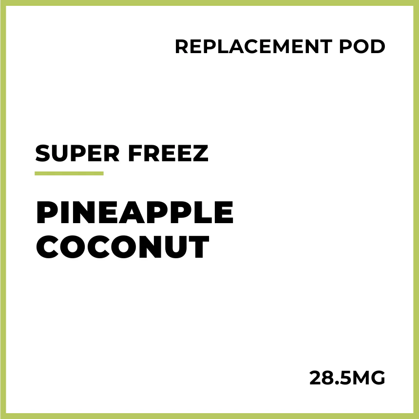 Super Freez Replacement Pod - Pineapple Coconut