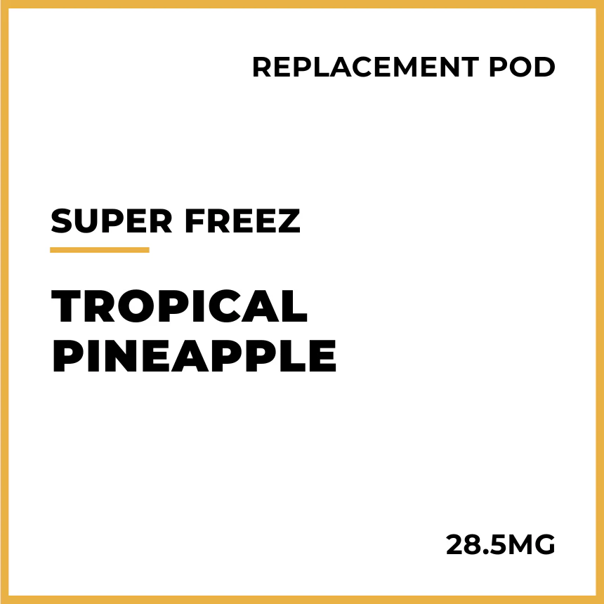 Super Freez Replacement Pod - Tropical Pineapple