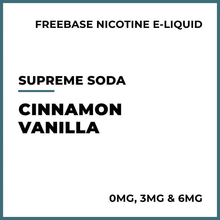 Supreme Soda - Cinnamon Vanilla