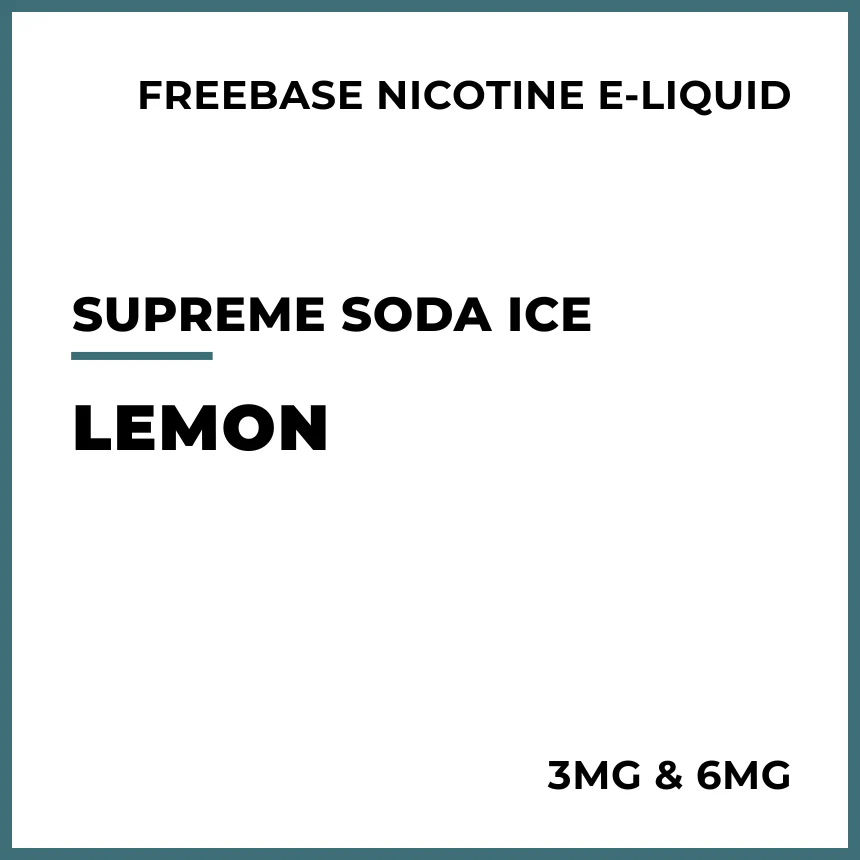 Supreme Soda (Ice) - Lemon
