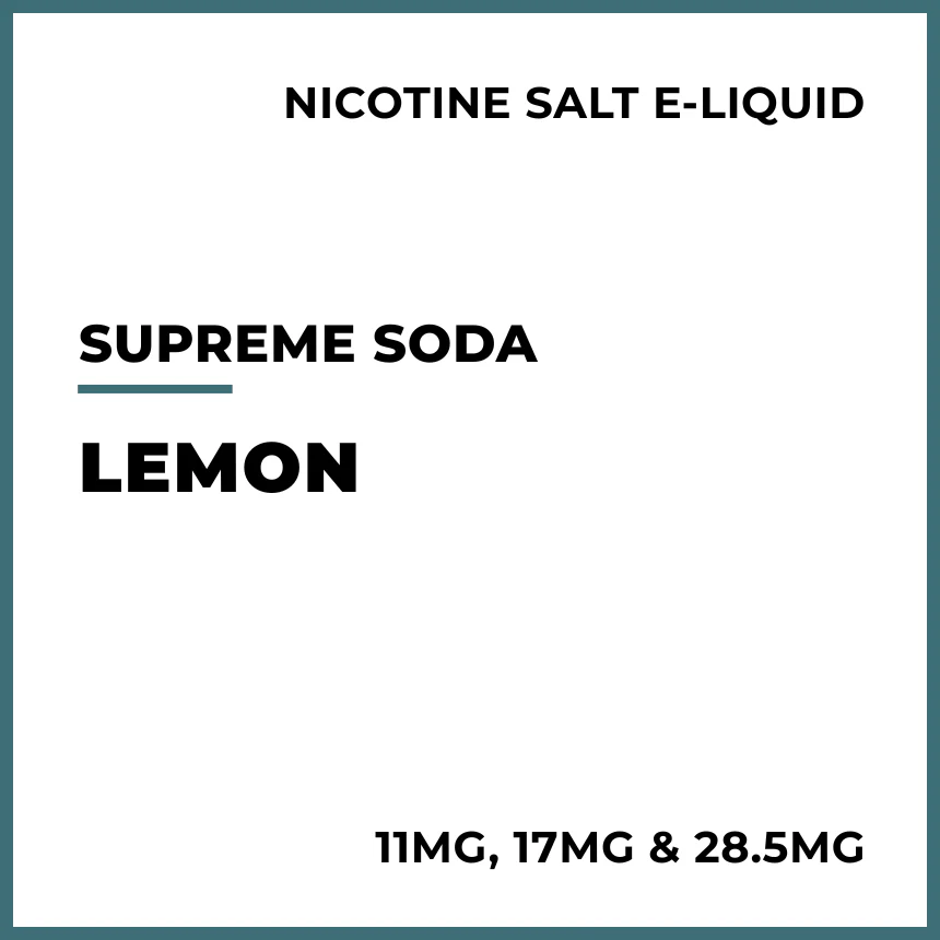 Supreme Soda Salts - Lemon