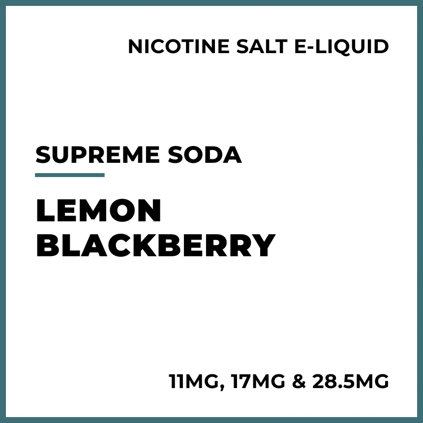 Supreme Soda Salts - Lemon Blackberry