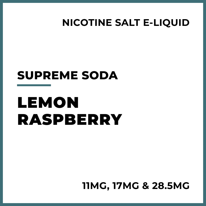 Supreme Soda Salts - Lemon Raspberry