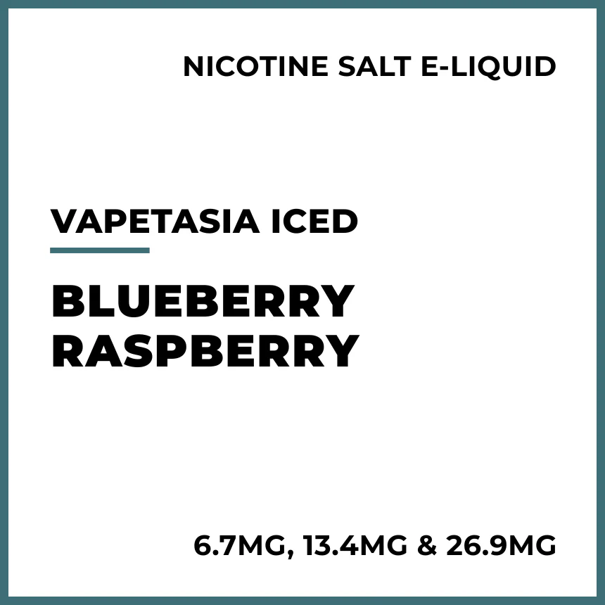 Vapetasia Iced Salts - Blueberry Raspberry