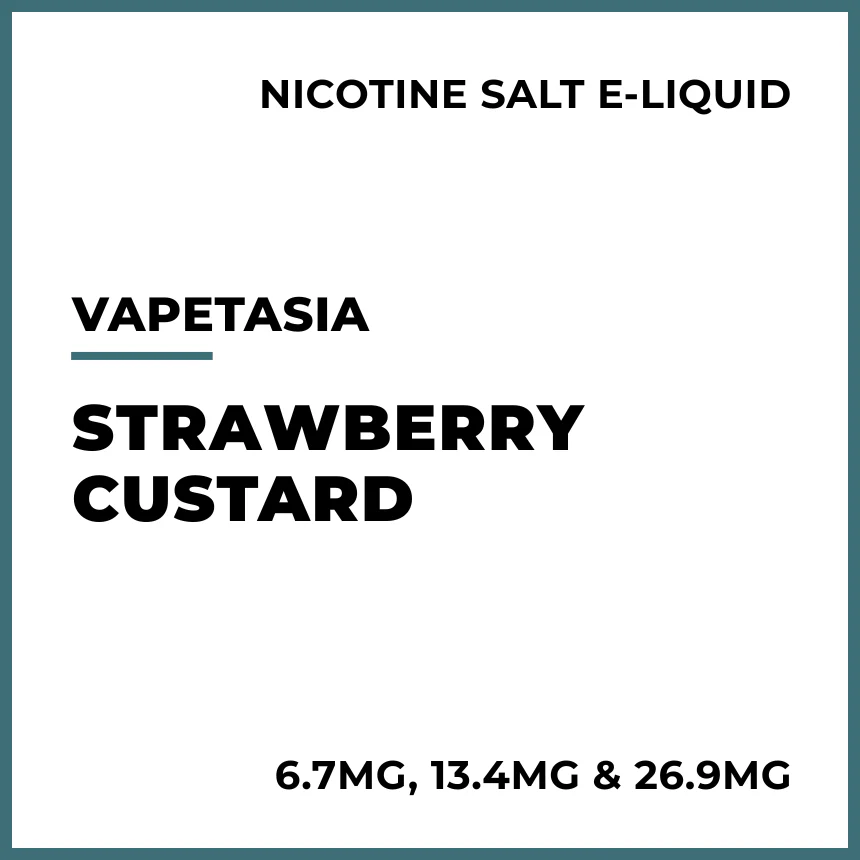 Vapetasia Salts - Strawberry Custard