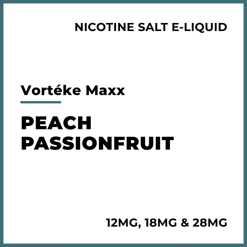 Vortéke Maxx Salts - Peach Passionfruit