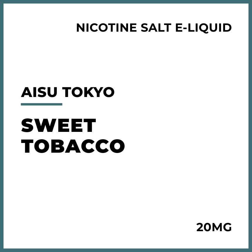ZAP! AISU Tokyo Salts - Sweet Tobacco